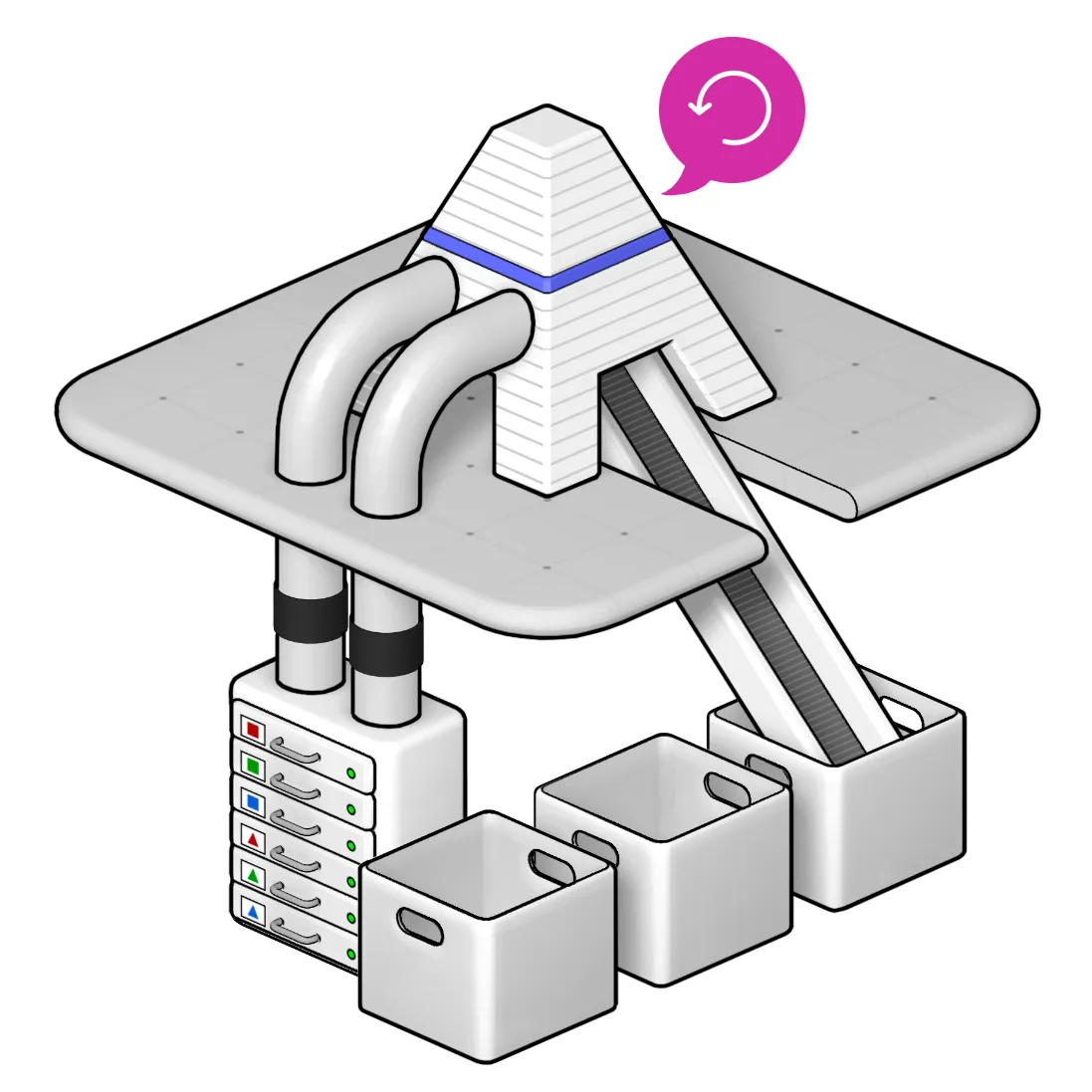 Sometimes, an Actor might get into some error state from which it's not safe or possible to recover, e.g. an assertion error or a web browser crash. Rather than crashing and potentially failing the user job, the Actor can reboot its own Docker container and continue work from its previously persisted state.